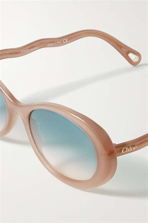 chloe oval sunglasses